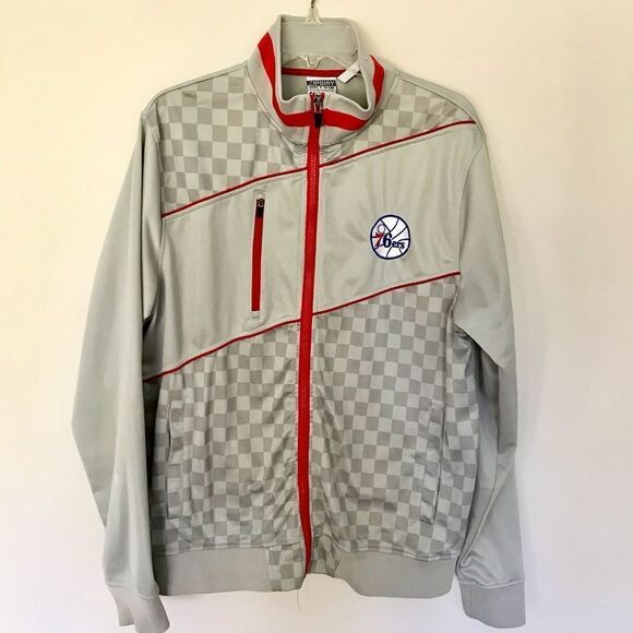 Retro Philadelphia 76ers Full zip jacket - Picture 8 of 9